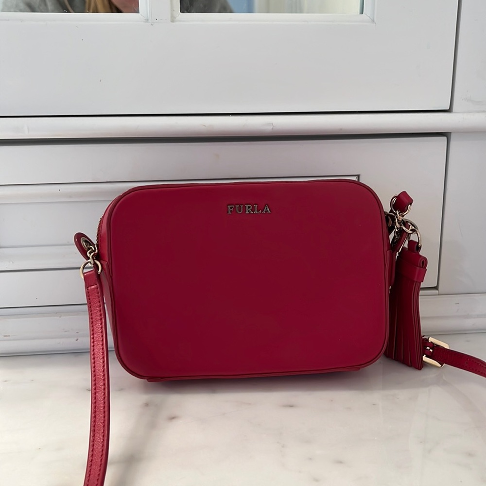 Furla Red Crossbody Bag